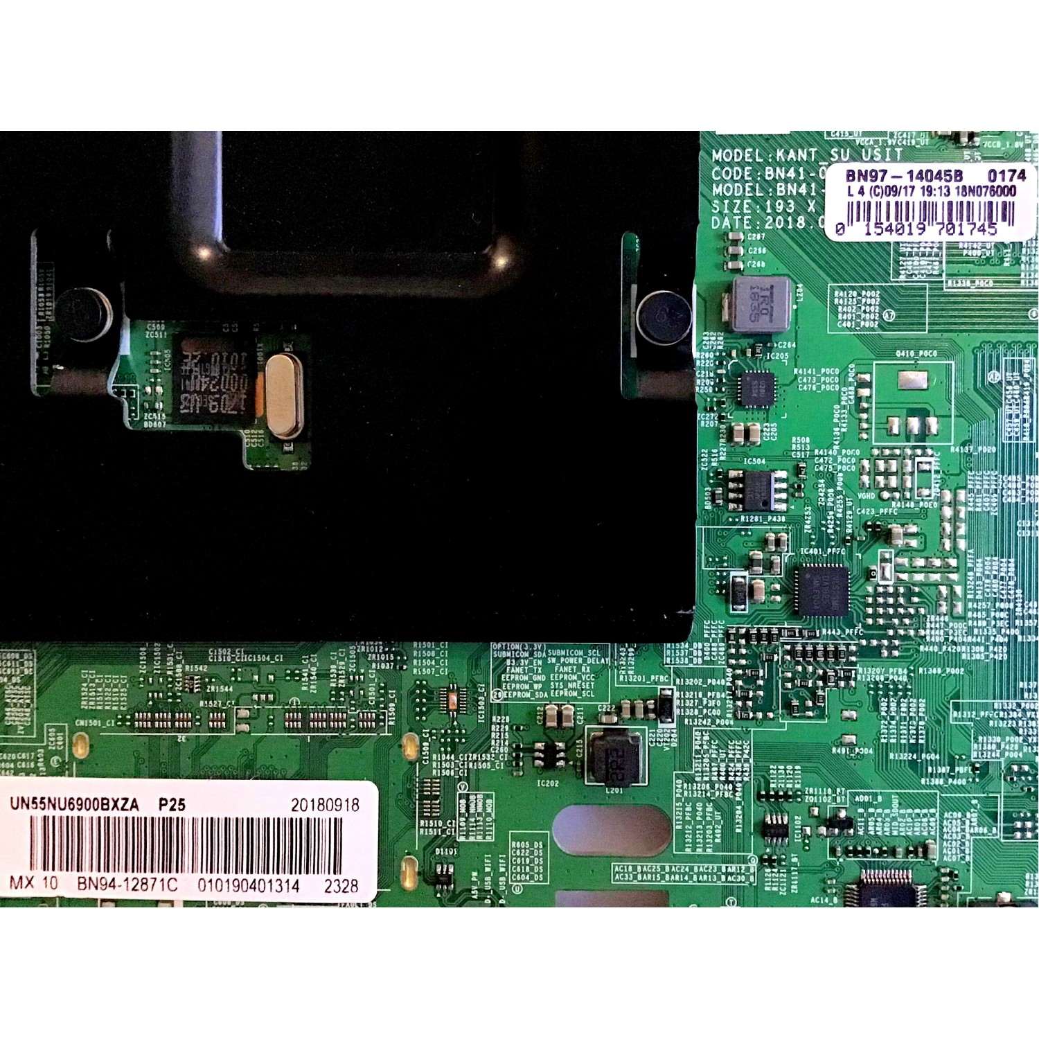 KIT DE TARJETAS SAMSUNG / MAIN BN94-12871C / BN97-14045B / FUENTE BN44-00932B / L55E6_NSM / PANEL CY-CN055HGLV2H / MODELOS UN55NU6900BXZA  FA01 / UN55NU6900BXZA CA02 - Imagen 2
